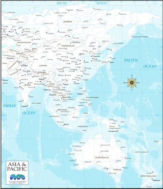 Maps to print! Download Digital Asia Map to print from your computer